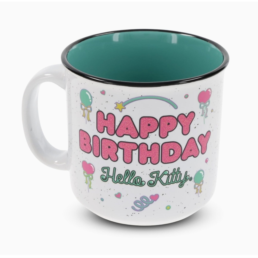 Hello Kitty Happy Birthday Mug‎ Teal, 20oz